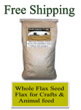 Flax for Crafts - Whole Flax Seed  50 lb. Bags